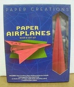 Paper Airplanes Book & Gift Set Norman Schmidt 2005 Still in Box Paper Creations - Picture 1 of 2