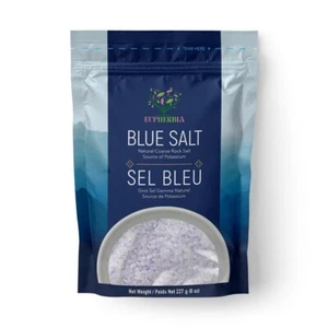 Sale blu, grosso, minerale raro naturale, alto contenuto di potassio, basso sodio - Foto 1 di 6