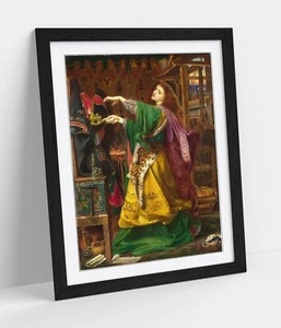 FREDERICK SANDYS, MORGAN-LE-FAY - ENMARCADO PÓSTER DE ARTE DE PARED IMPRESIÓN 4 TAMAÑOS - Imagen 1 de 10