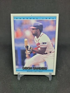 Deion Sanders 1992 Donruss Baseball #564 - Picture 1 of 2