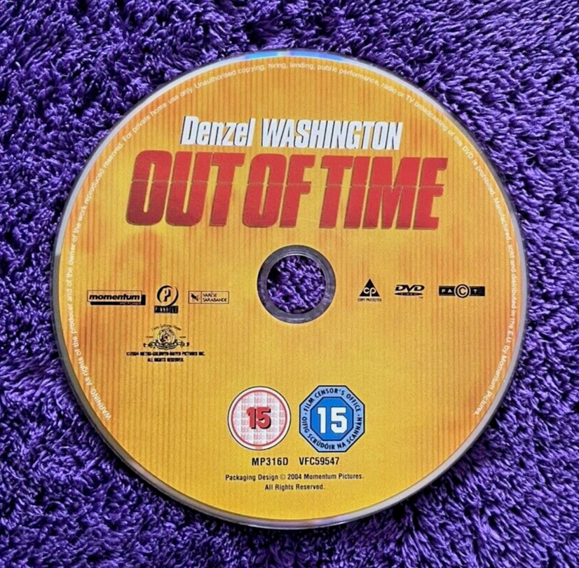 Out of Time - DVD Disc Only - (2004) Denzel Washington - Free UK P&P - Image 1 of 1