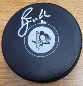 Autographed Rick Tocchet Pittsburgh Penguins  Hockey Puck w/COA