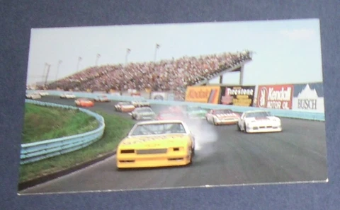 Watkins Glen Nascar Postcard Geoff Bodine Cover