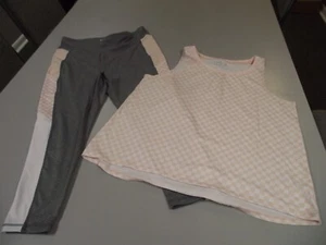 Xersion 2 Piece Activewear Set -Tank & Capri Leggings Size XL - Picture 1 of 10