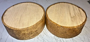 200X78MM LOTTO 2 PEZZI 243A LEGNO DI SICOMORO SPACCATO TORNITURA LEGNO VUOTO - Foto 1 di 1