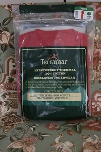 Terramar heavyweight thermal 100% cotton one piece New. - Picture 1 of 2