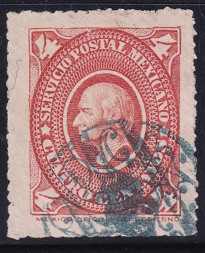 ucy27 Mexico 1885 Miguel Hidalgo Sc#168 - Image 1 of 1