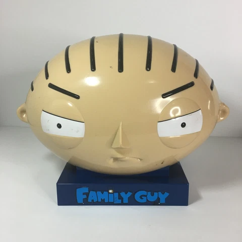 2008 Family Guy Stewie Griffin Large Head Display Plastic Cover