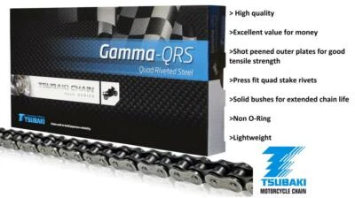 Yamaha YZ60 H 1981 Tsubaki Gamma Non O-Ring Chain 420x98 Links - Image 1 of 3