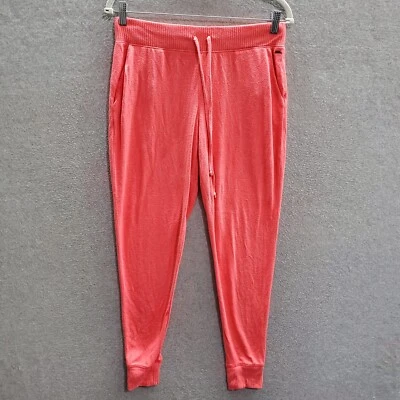 Pantalones de chándal ROSA para mujer pequeños rosa cintura elástica cónica cordón Foto 1 de 4