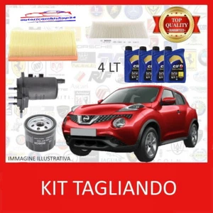 KIT TAGLIANDO 4 FILTRI + 4LT OLIO ELF 5W30 NISSAN JUKE 1.5 DCI DAL 2010 IN POI - Foto 1 di 3