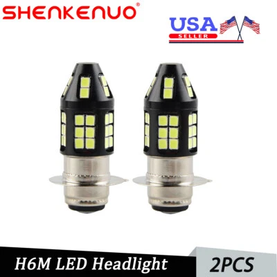 Para Yamaha Rhino 450 660 700 Super Blanco 100w H6M Bombilla Faro LED 2X 6000K Foto 1 de 4