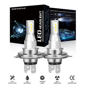 2X H4 LED Headlight Light Bulb Conversion Kit for Hino 145 165 185 258 268 338