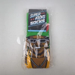 Pro Wrestling Tees Super Kicks Socks Cotton Blend One Size Godfather WWE WWF - Picture 1 of 4