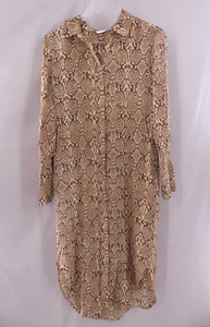 ANINE BING XS Dress Chelsea Python Silk Midi Snake Print - Picture 1 of 7
