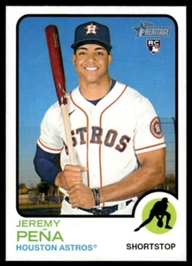 2022 Topps Heritage High Number Jeremy Peña RC #629 - Picture 1 of 2