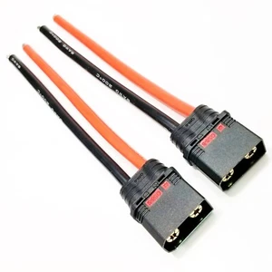 RCP-QS8 (2) QS8 MALE LEADS HEAVY DUTY 8awg WIRE - Picture 1 of 20