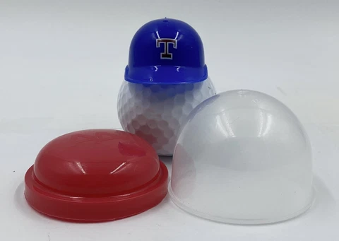 Texas Rangers Vtg 80’s Orig LAICH MLB Baseball Mini Gumball Helmet NOS Cover