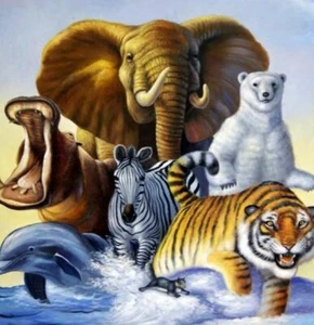 Diamond painting kit - Animals by Diamondmosaic - Picture 1 of 10