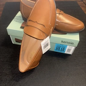 Kensie "Gitty" Damen Slipper Penny Loafer mit gepolstertem Fußbett (cognac) - NEU 10 - Bild 1 von 4
