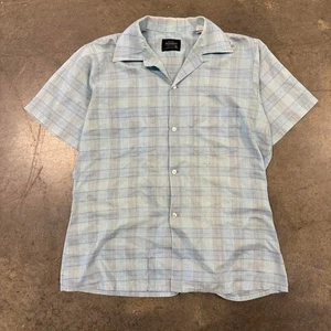 Vintage 70s Arrow Decton Monarch Rockabilly Loop Collar Shirt Size M - Picture 1 of 8