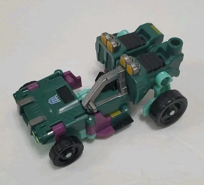 Figura Hasbro Transformers 2004 Cybertron Scout 4" Decepticon techo rígido incompleta Foto 1 de 4