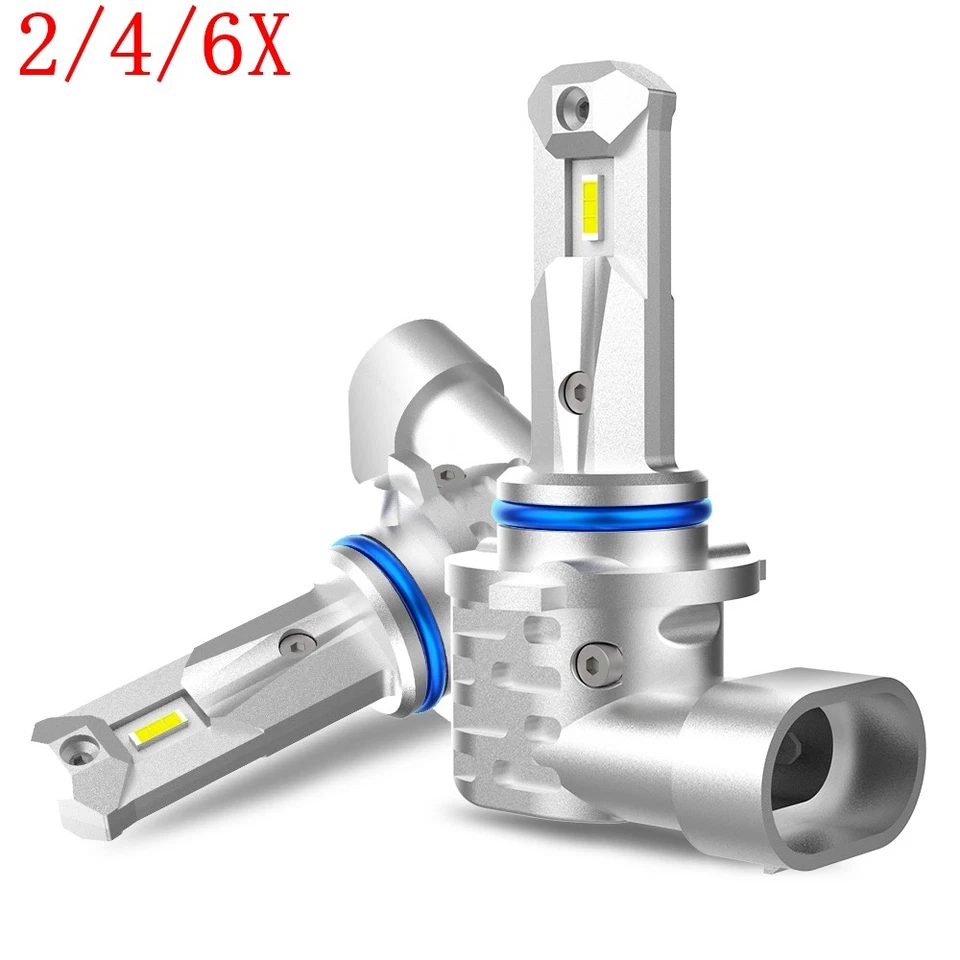 Kit de conversión de bombilla de faro LED 2/4/6X 9006 haz bajo blanco brillante 6500K CANBUS Foto 1 de 4