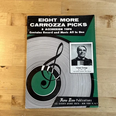 Eight More Carrozza Picks 8  Accordion Tops Contains Record and Music - Image 1 of 4