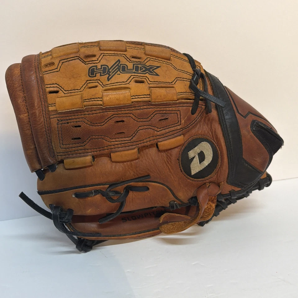 Guante de Softbol Lanzamiento Lento DeMarini Helix 13" AD802 SG13 Cuero Lanzamiento a la Izquierda Foto 1 de 4