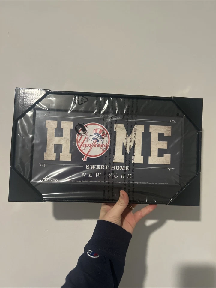Letrero Home Sweet Home Yankees Foto 1 de 4
