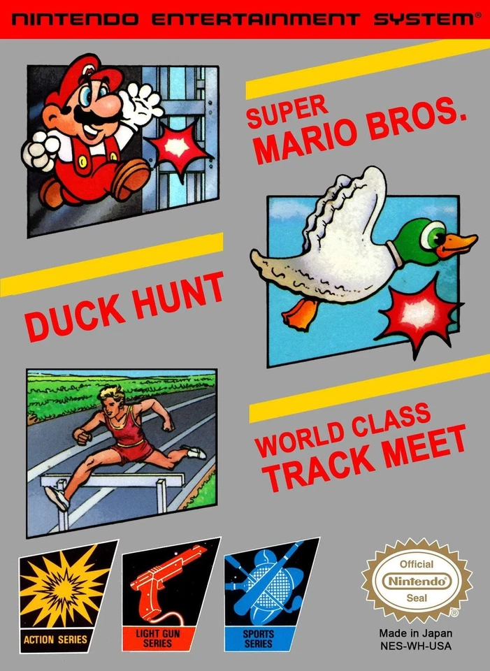 Super Mario Bros. 3 en 1 / Duck Hunt / World Class Track Meet Foto 1 de 1