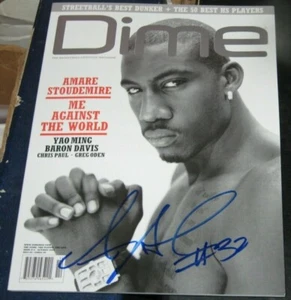 Amare Stoudemire Phoenix Suns SIGNED AUTOGRAPHED 2004 DIME Magazine COA #14 NBA - Picture 1 of 1
