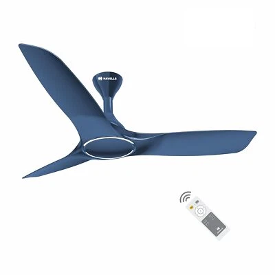Havells 1200mm (47") Stealth Air BLDC Ceiling Fan with Remote 220V (Indigo Blue) - Image 1 of 4