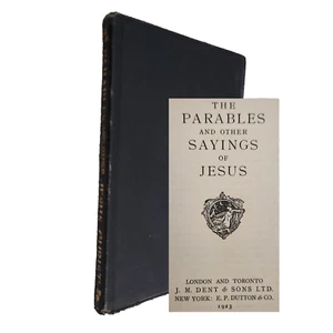 Parables Other Sayings of Jesus 1923 Leather-Bound Book John Everett Millais - Picture 1 of 15