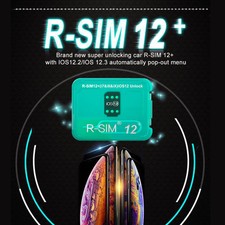 Newest RSIM12+ 2019 R-SIM Nano Unlock Card for iPhone X/8/7/6s/5S/ 4G iOS 12 11
