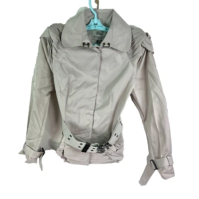 Burberry London короткий Тренч подпоясанный женщин Jr размер M большой бежевый свекла - Изображение 1 из 4