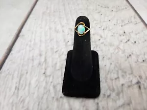 Anillo YG Mujer Talla 4 1.70DWT Oro Amarillo 14k, Ópalo Corte Ovalado ~Excelente~ - Imagen 1 de 7