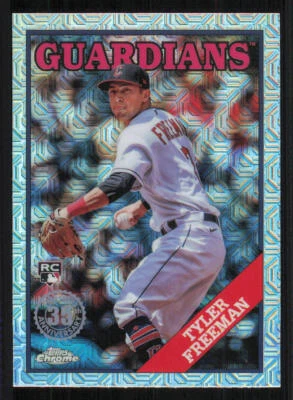 2023 Topps '88 Topps Silver Pack Chrome #T88C7 Tyler Freeman - Image 1 of 2