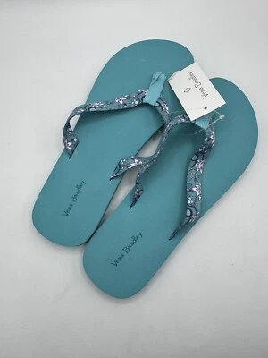 Sandalias chanclas Vera Bradley para mujer con correas Peacock Garden 29359 Foto 1 de 4