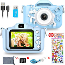 Kids Digital Camera, 2 Inch Color HD Screen Children Digital Camera 40MP Cartoon