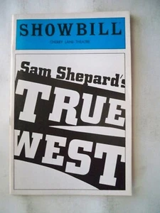 TRUE WEST Playbill JOHN MALKOVICH / GARY SINISE / SAM SHEPARD NYC 1982 - Picture 1 of 2