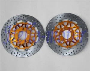 Floating Front Brake Disc Rotor For Suzuki RG125 GSF250 RGV 250 GSX-R 400 GK76A - Bild 1 von 3