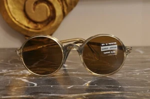 NOS Vintage sunglasses Giorgio Armani 032 round ITALY size 46[]22 MINERAL lenses - Picture 1 of 2