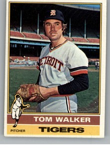 1976 Topps #186 Tom Walker Tigers EX/NM 