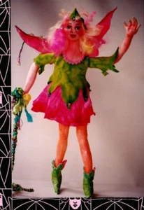 Holly Hockley Silk Doll Pattern Funky Soft Sculpture Folksy Fairy Unique - Picture 1 of 3