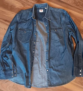 Levi's Jeanshemd Herren blue BARSTOW WESTERN STANDARD Size XL - Bild 1 von 11