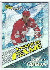 2000-01 Topps Stars Walk of Fame #WF7 Steve Yzerman