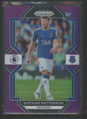 2022-23 Nathan Patterson 22/49 panini prizm premier league purple rookie rc - Image 1 of 2