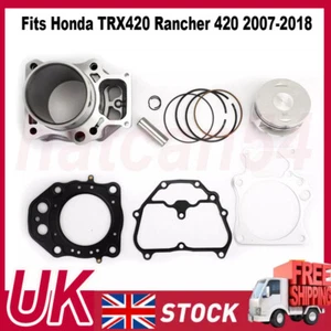 Cylinder Piston Gasket Top End Rebuild Kit For Honda Rancher TRX420 2007-2018 - Picture 1 of 6