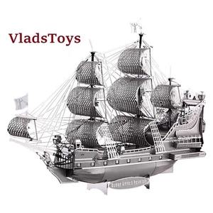 Kits de modelos de metal 3D Piececool buque insignia de Barbanegra de la reina Ana 38 - Imagen 1 de 7